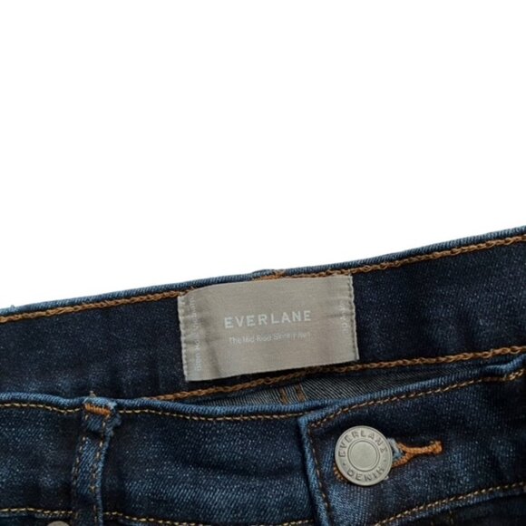 Everlane Mid Rise Skinny Ankle Jeans 30 - Picture 3 of 6
